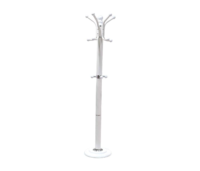 Metal Coat Hanger with Marble Base - White - Zoom Image