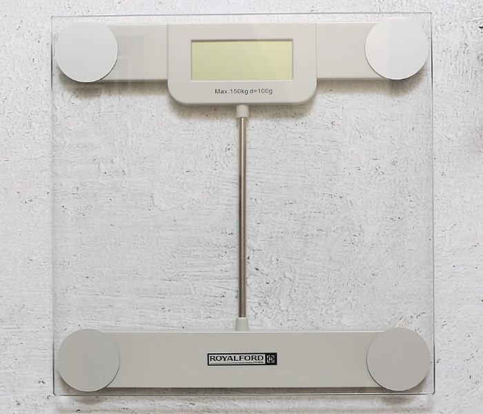 Royalford RF8351 Digital Body Scale - Grey & Clear - Zoom Image 1