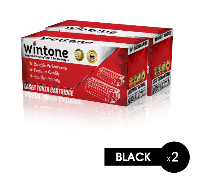 Wintone Set of 2 Pack Q5945A 45A Laser Toner Cartridge is Compatible for HP LaserJet 4345 dtn dtnsl dtnxm MFP Series - Black - Zoom Image