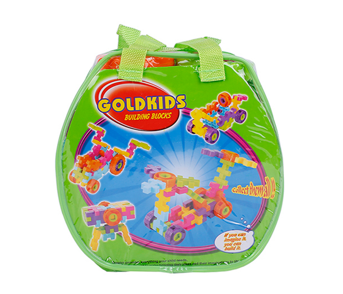 Goldkids HJ-3738 68 Pieces Building Blocks with Bag - Zoom Image