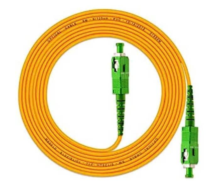 SmartLink GML303FB 3 Meter SC/APC -SC/APCFiber Optical Patch Cord - Yellow - Zoom Image 1