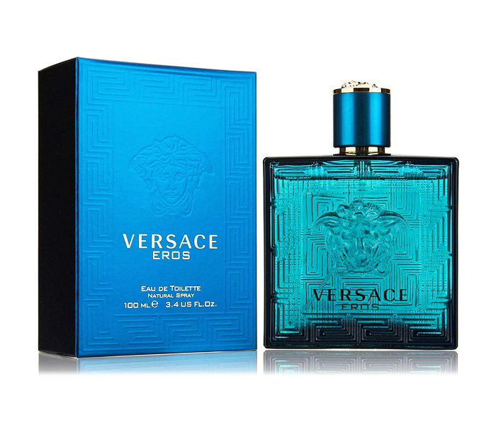 Versace 100ml Eros Blue Eau De Toilette for Men - Zoom Image