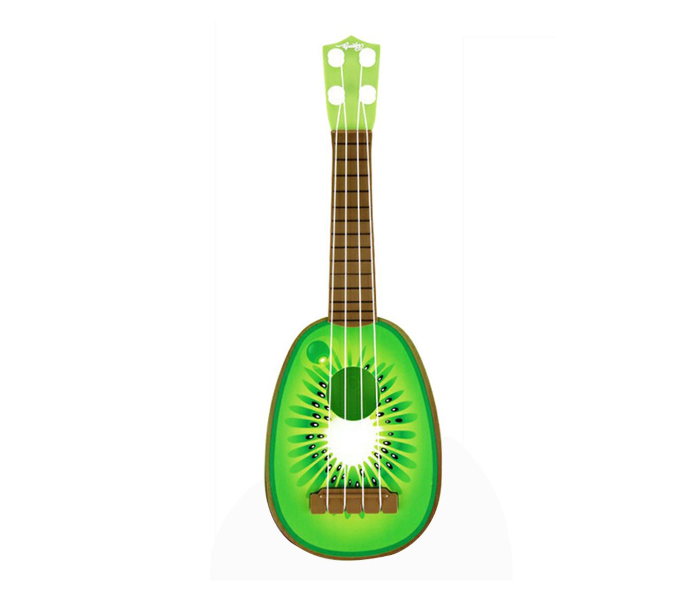 Generic Mini Fruit Style Simulation Ukulele Guitar Toy - Green - Zoom Image