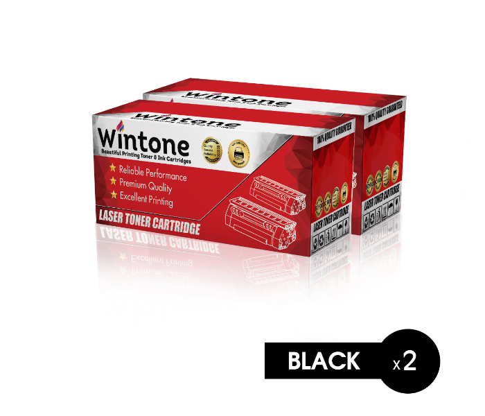 Wintone Set of 2 Pack Laser Toner Cartridge TN-3170 TN3280 580 650 for Brother and Lenovo MFC DCP - Black - Zoom Image