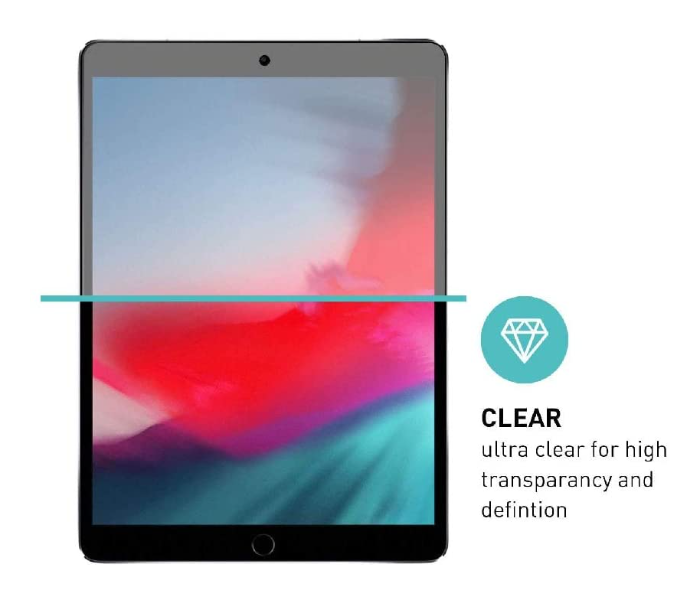 Trands TR-IPS843 10.5 Inch Screen Anti-Scratch Clear Glass Protection for iPad Air 2019 - Zoom Image 2