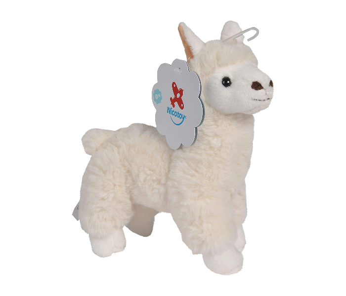 Simba 6305855274 16cm Standing Lama Without Beans Plush Toy - White - Zoom Image 2