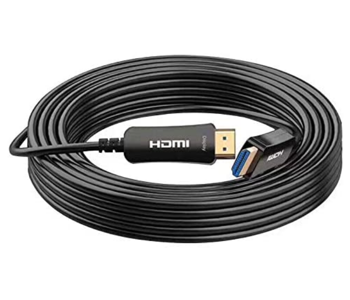 SmartLink SL80MFB 80 Meter HDMI Active Optical HD Fiber Cable - Black - Zoom Image 1