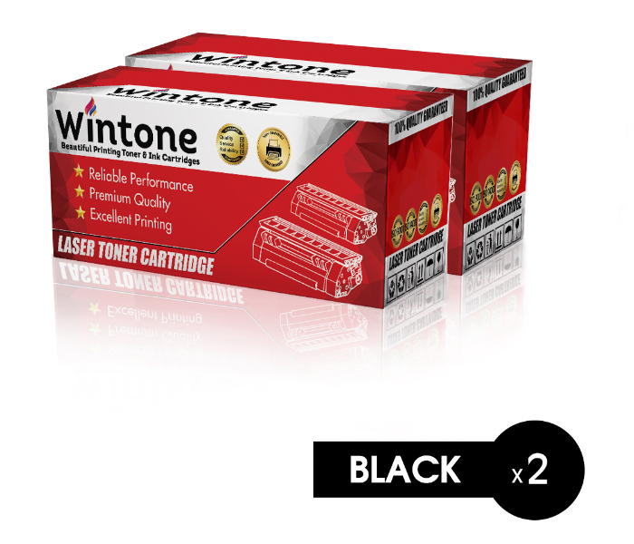 Wintone Set of 2 Pack CF325X 25X Laser Toner Cartridge is Compatible for HP LaserJet Enterprise flow MFP M 830 800 806 830 Z Series - Black - Zoom Image