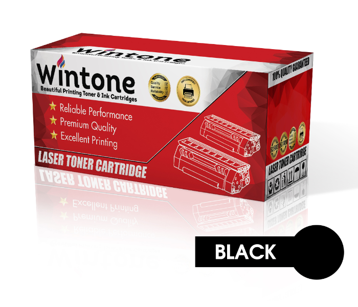 Wintone Set of 1 Pack CE255A 55A Laser Toner Cartridge is Compatible for HP LaserJet Enterprise Series - Black - Zoom Image