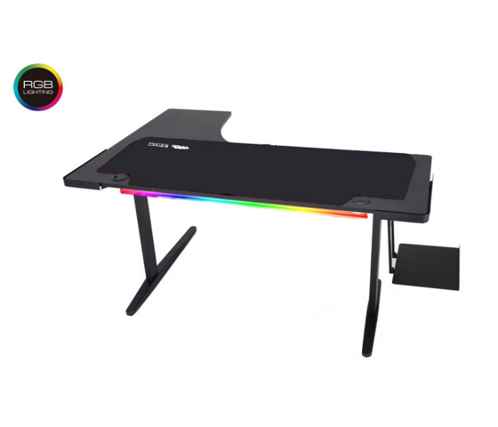 Epic Gamers Pro Gaming Table Right Corner - Black - Zoom Image