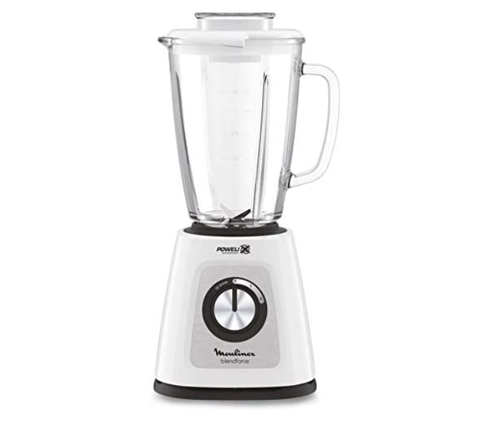 Moulinex LM435127 Blendforce 1.7 Litre Glass Jug Blender- White  - Zoom Image 6