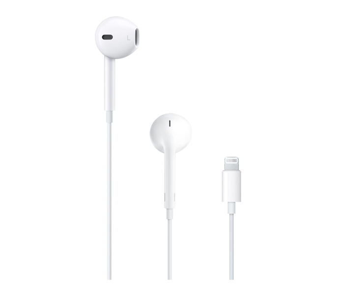 Apple MNHF2 Apple Earpods With Remote and Mic Compatible with For iPhone 6S 6sPLUS6 6PLUS-5,4 IPAD IPOd - White - Zoom Image 1