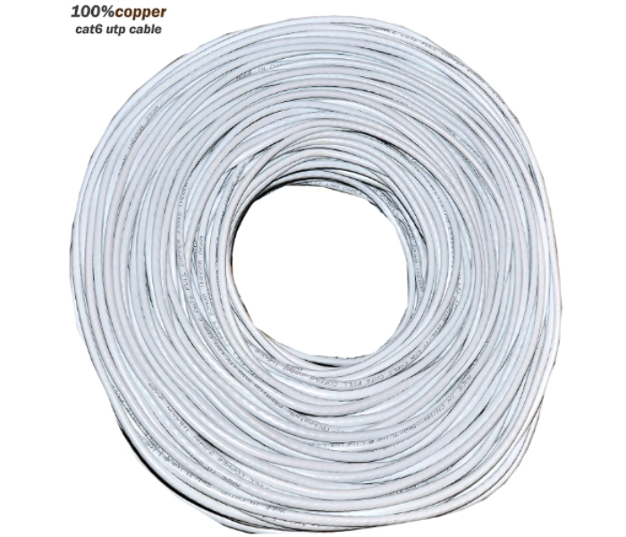 SmartLink FC305MW Gray 305 Meter Cat6 Full Copper Ethernet Cable - White - Zoom Image 3