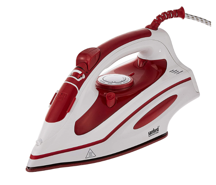 Sanford SF70CSI BS 2300W Steam Iron- Red and White - Zoom Image 1