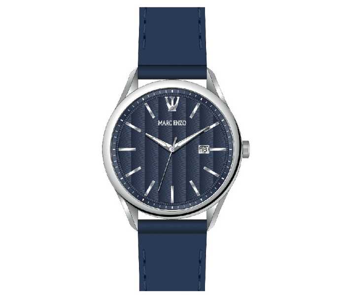 Marc Enzo Classic Quartz Movement Watch for Men - Blue - Zoom Image