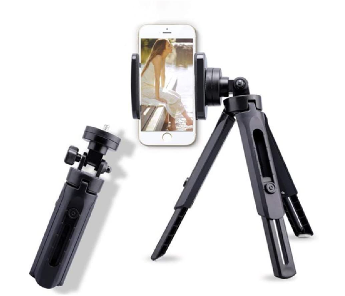 Iends IE-ST545 360 Degree Rotatable Mini Tripod Bracket for Smartphones - Black - Zoom Image 2