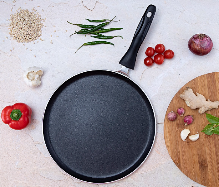 Royalford RF5332 28 cm Non Stick Dosa Tawa - Black - Zoom Image 2