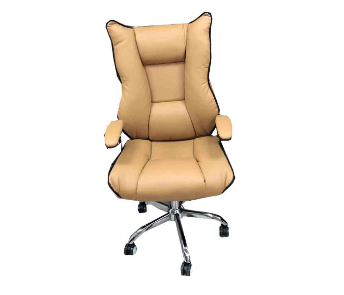 Executive Look Style 5 Office Chair with Wheel Frame - Sand - Zoom Image