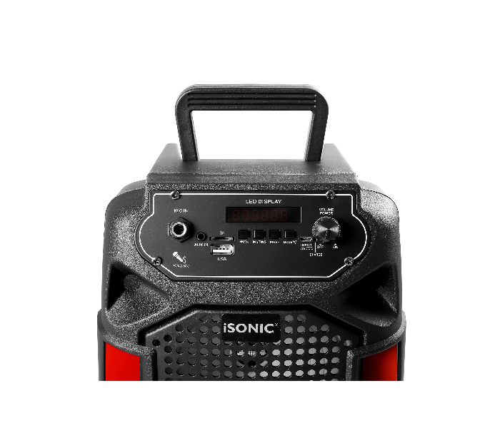 iSonic IS 452 6.5 inch Double Rechargeable Speaker - Black - Zoom Image 2