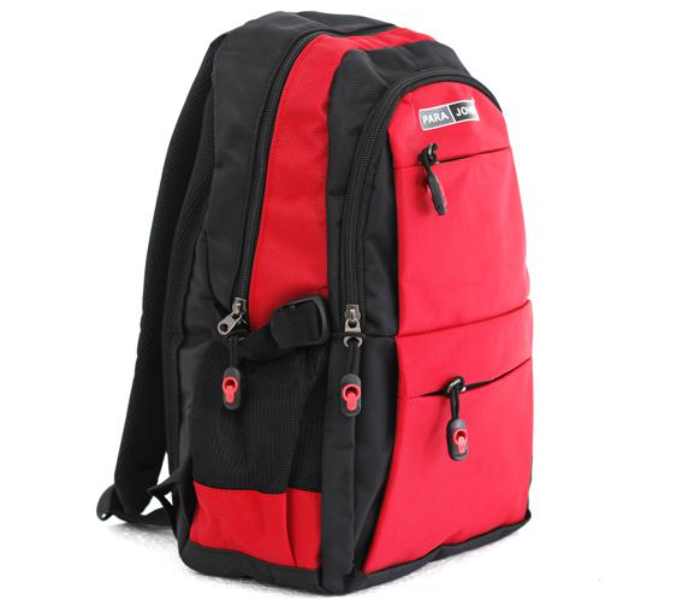 Para John PJSB6014A16-R 16-inch School Backpack - Red - Zoom Image 2