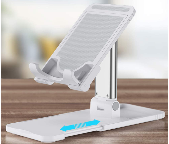 Metal Table Top Mobile Holder - White - Zoom Image 2