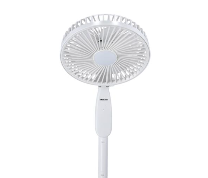 Krypton KNF6266 USB Rechargeable 3 Speed Stand Fan- White - Zoom Image 3