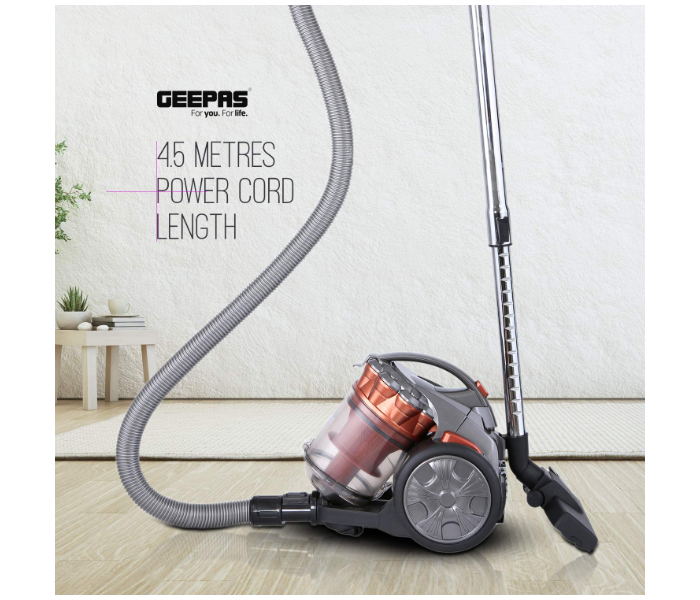 Geepas GVC19014UK Multi Cyclonic Vacuum Cleaner - Zoom Image 4