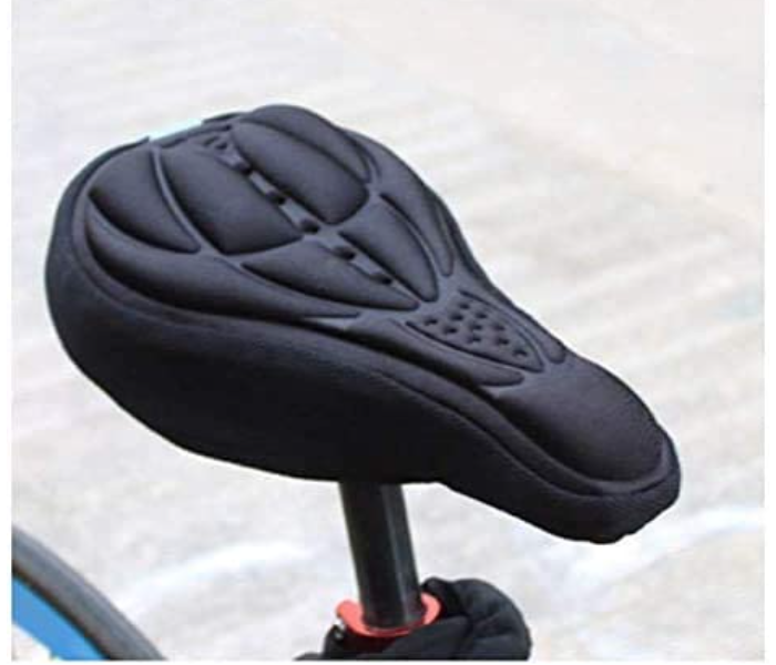 Extra Soft Gel Bicycle Seat Cover- Black - Zoom Image 2