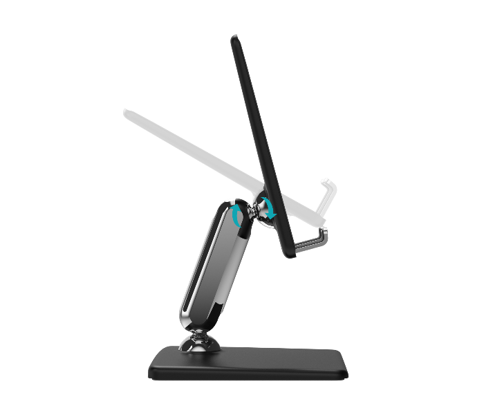 Promate ARTICVIEW Universal Multi-Angle Tablet Stand - Black - Zoom Image 1