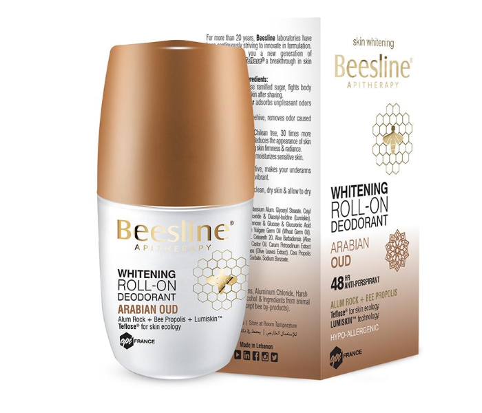 Beesline 50ml Whitening Roll On Arabian Oud Deodorant - Zoom Image 2