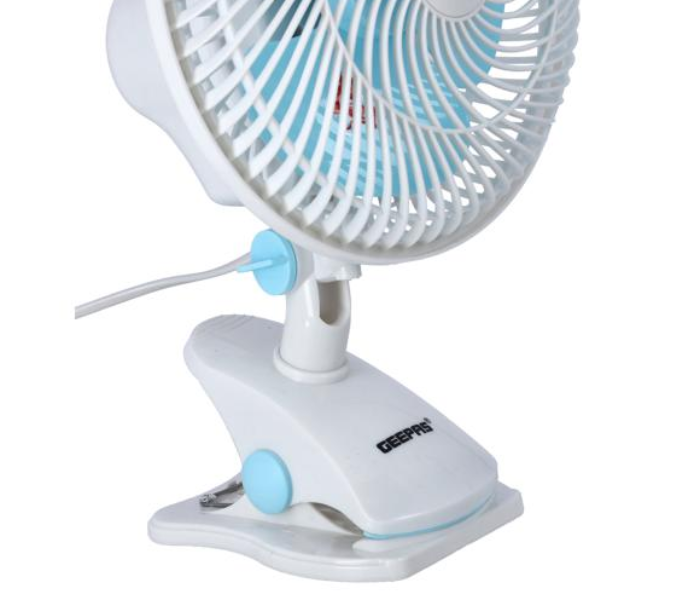 Geepas GF9626 6 inch Rechargeable Mini Table Fan - White - Zoom Image 4