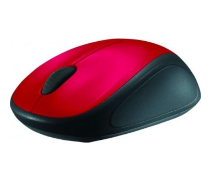 Logitech M235 Wireless Mouse - Black and Red - Zoom Image 2