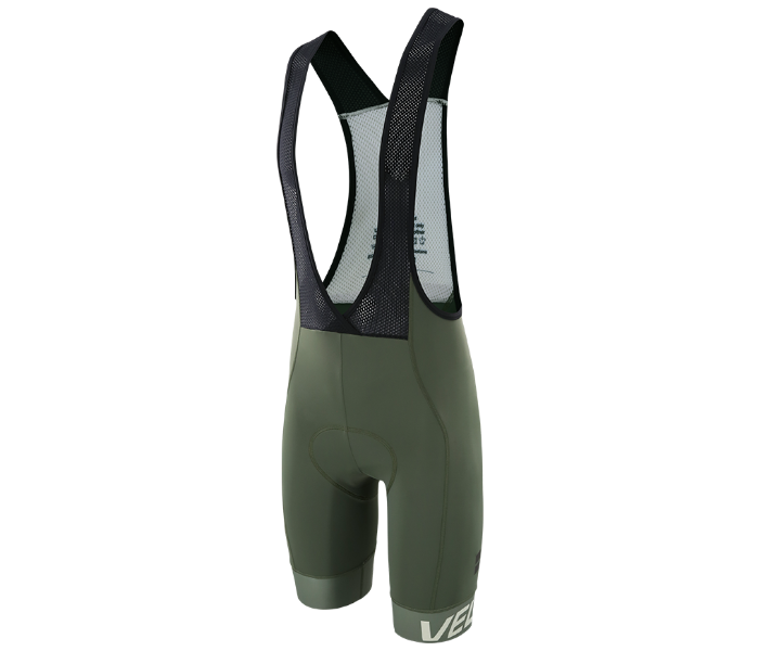 Veloracer Velo Pro XS Bib Shorts- Olive - Zoom Image 2