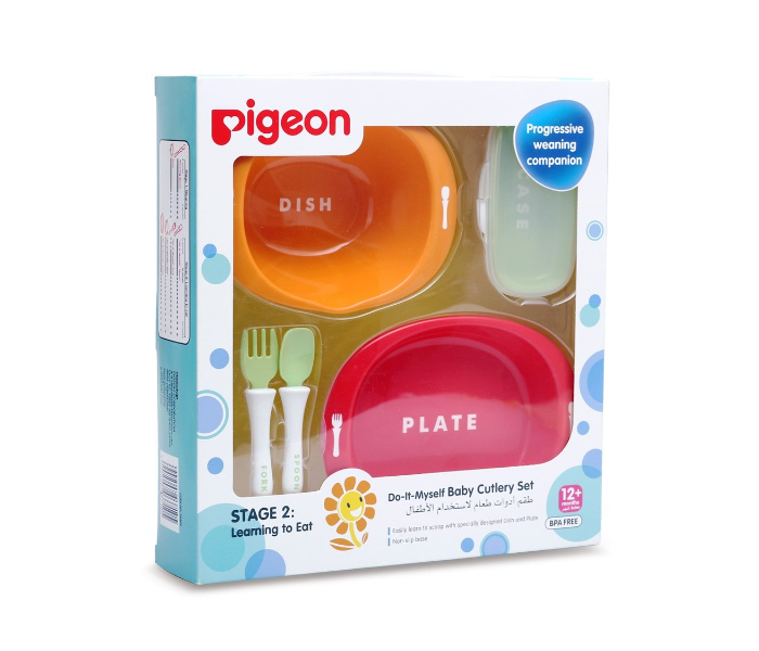 Pigeon Stage 2 Do-It-Myself Baby Cutlery Set - Zoom Image 1