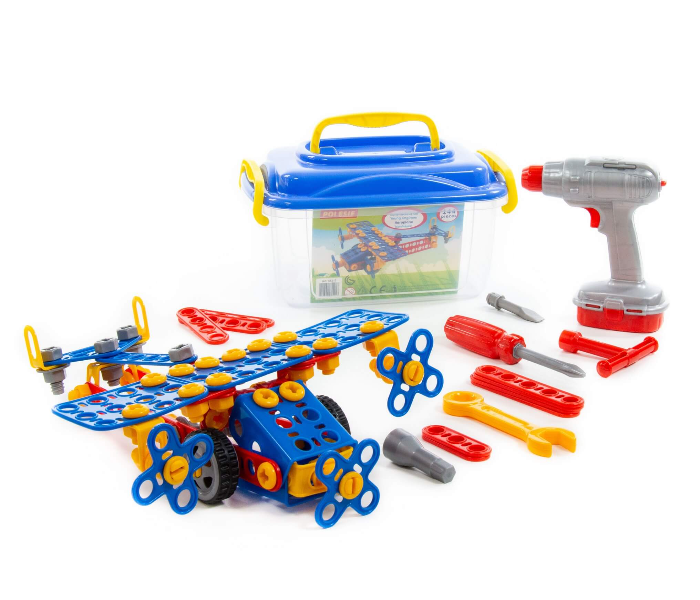 Polisie ATTP83425 186 Pieces Construction set Young Engineer Aeroplane Toy for Kids - Zoom Image 1