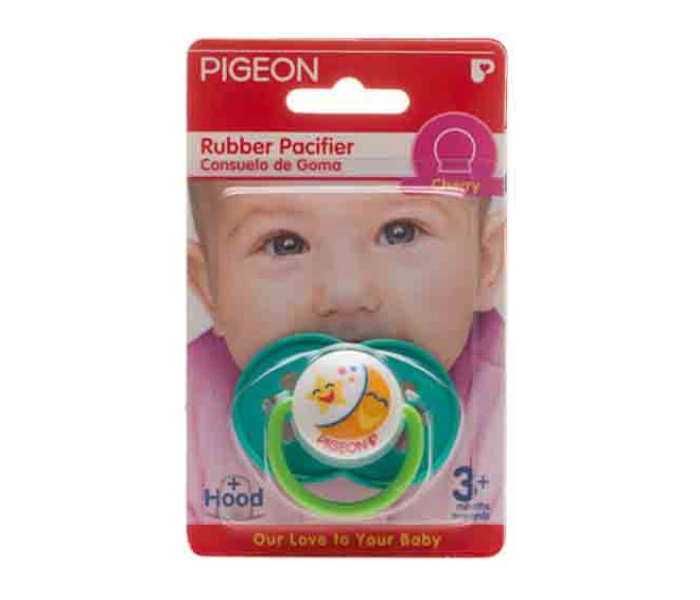 Pigeon Rubber Pacifier Cherry - Green - Zoom Image