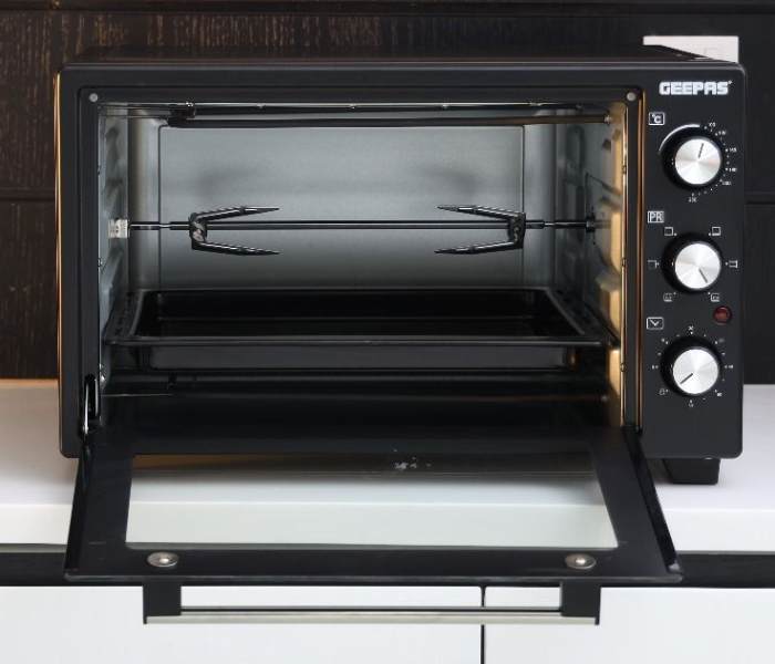 Geepas GO34047 2000W 45L Electric Kitchen Oven- Black - Zoom Image 2