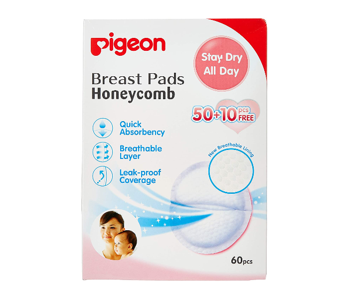 Pigeon 60 Piece Honey Comb Breast Pads - Zoom Image 1