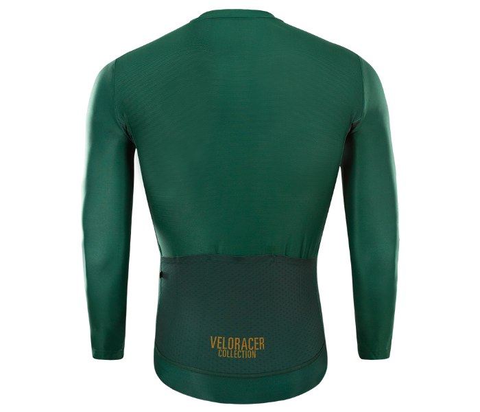 Veloracer Velo Pro Long Sleeve Jersey Small- Green - Zoom Image 4