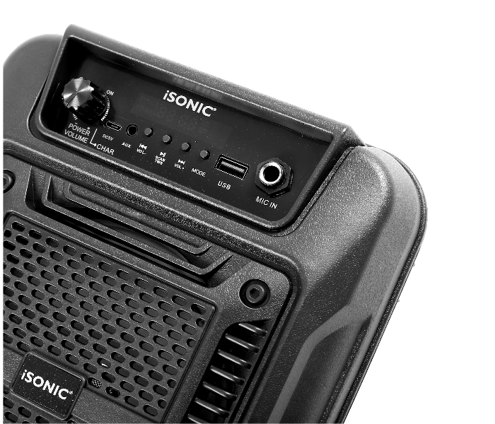 iSonic IS 453 6.5 inch Portable Speaker - Black - Zoom Image 3