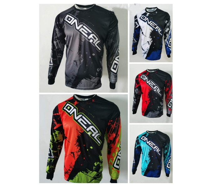 ONEAL2 Sublimated Longsleeves EXTRA LARGE Jersey for Cycling and Scooters - Blue - Zoom Image 2