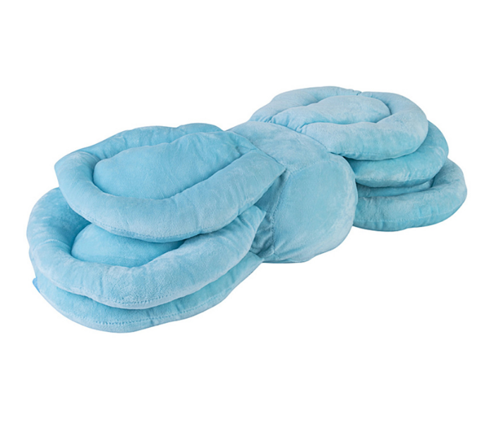 Kidle 6YZ Baby Six-Leaf Petal Pillow - Light Blue - Zoom Image