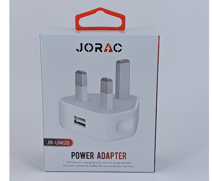 Jorac UW20 3 Pin Power Adaptor - White - Zoom Image 1