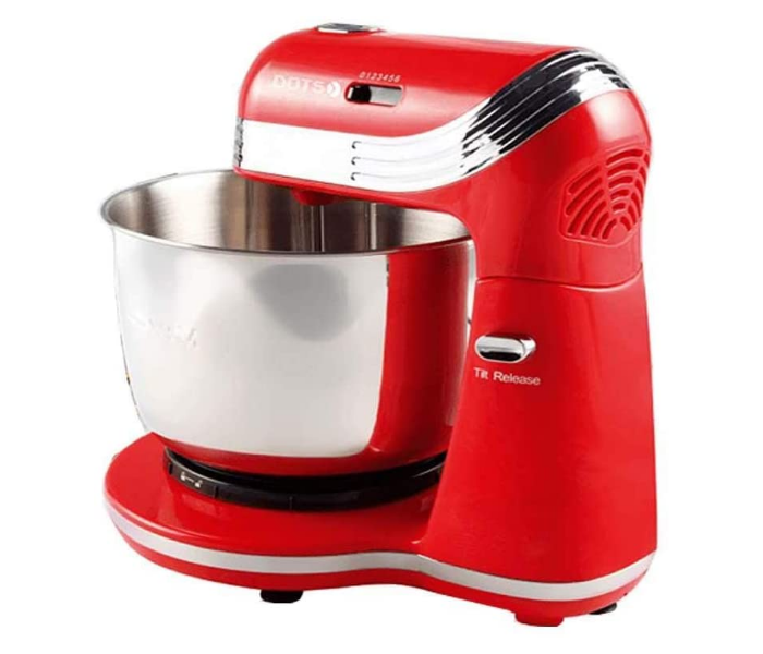 Dots MXD-3L 250W 3 Liter Plastic Stand With Stainless Bowl Grinder - Red - Zoom Image