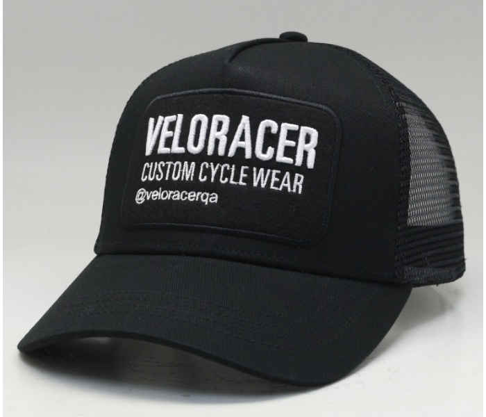 Veloracer Velo Trucker Cap Small- Black - Zoom Image 2