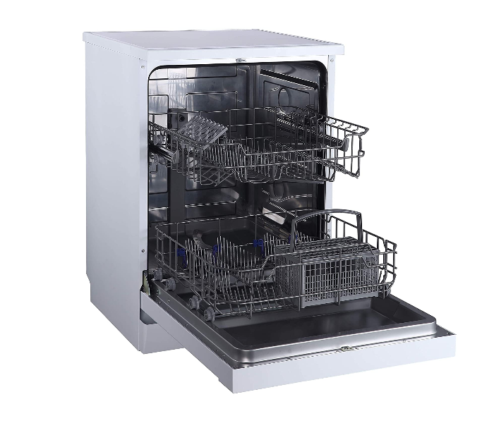 Sharp QW-MB612-WH3 Freestanding Dishwasher with 6 Programs and 12 Place Settings - White - Zoom Image 4