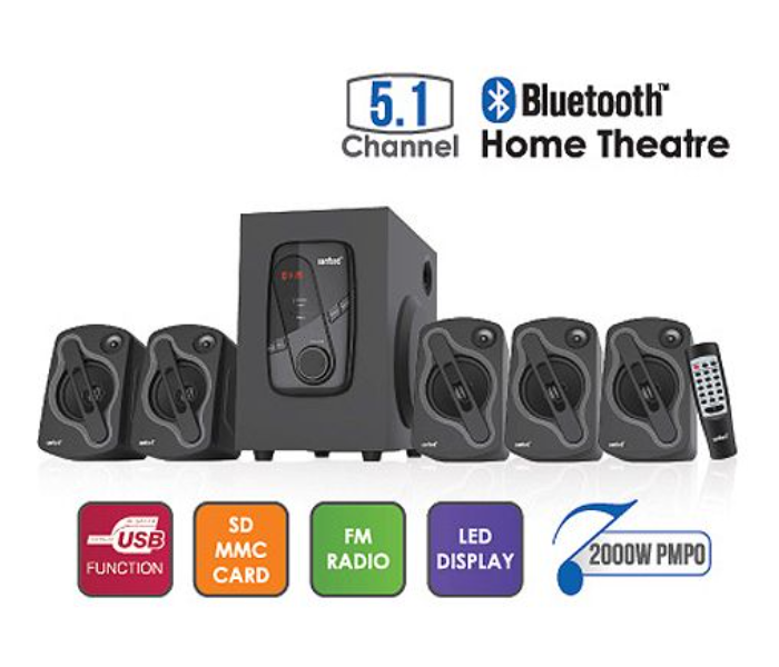 Sanford SF2110BHT BS 5.1 Bluetooth Home Theatre with 2000 Pmpo - Zoom Image