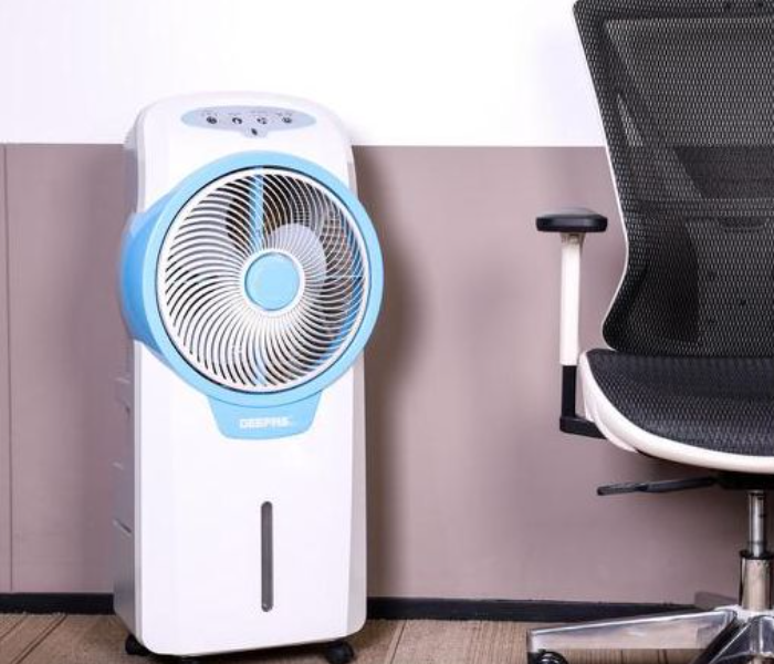 Geepas GAC9580 Rechargeable Air Cooler with Remote Control - White - Zoom Image 2