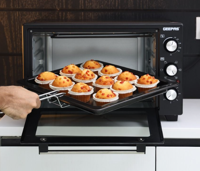 Geepas GO34047 2000W 45L Electric Kitchen Oven- Black - Zoom Image 3