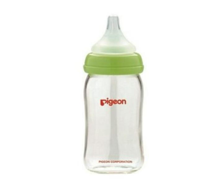 Pigeon 160ml Softouch Wide Neck Glass Bottle - White - Zoom Image